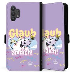 Sideflip mit langer Lasche schwarz