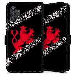 Sideflip mit langer Lasche schwarz