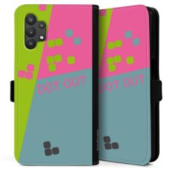 Sideflip Fodral med flap svart