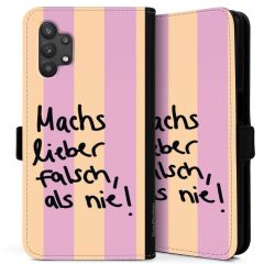 Sideflip mit langer Lasche schwarz