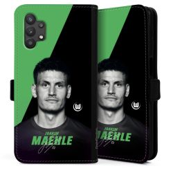 Sideflip mit langer Lasche schwarz