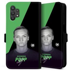 Sideflip mit langer Lasche schwarz