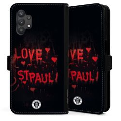 Sideflip mit langer Lasche schwarz