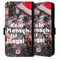 Sideflip mit langer Lasche schwarz