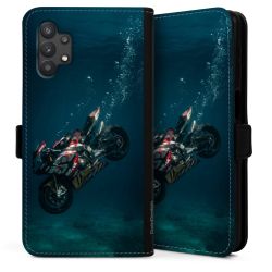 Sideflip mit langer Lasche schwarz