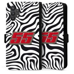 Sideflip mit langer Lasche schwarz