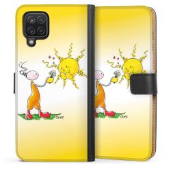 Sideflip mit langer Lasche schwarz