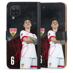 Sideflip mit langer Lasche schwarz