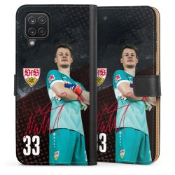 Sideflip mit langer Lasche schwarz