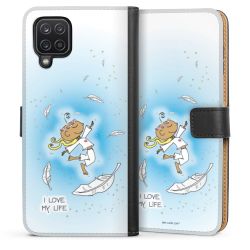 Sideflip mit langer Lasche schwarz