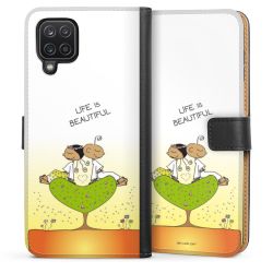 Sideflip mit langer Lasche schwarz