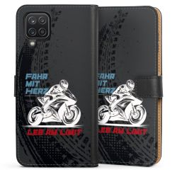 Sideflip mit langer Lasche schwarz