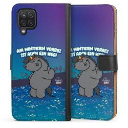 Sideflip mit langer Lasche schwarz