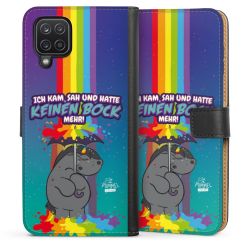 Sideflip mit langer Lasche schwarz