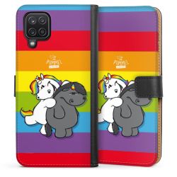 Sideflip mit langer Lasche schwarz