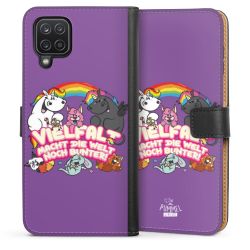 Sideflip mit langer Lasche schwarz