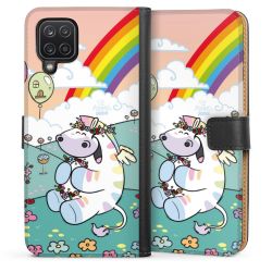 Sideflip mit langer Lasche schwarz