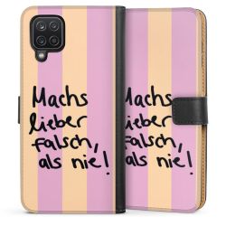 Sideflip mit langer Lasche schwarz