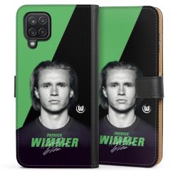 Sideflip mit langer Lasche schwarz