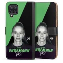 Sideflip mit langer Lasche schwarz