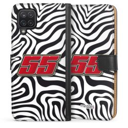 Sideflip mit langer Lasche schwarz