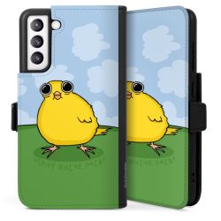 Sideflip mit langer Lasche schwarz