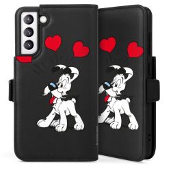 Sideflip mit langer Lasche schwarz