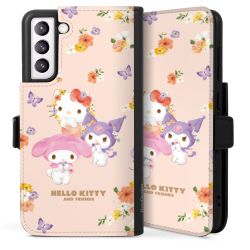 Sideflip mit langer Lasche schwarz