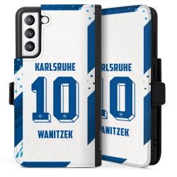 Sideflip mit langer Lasche schwarz