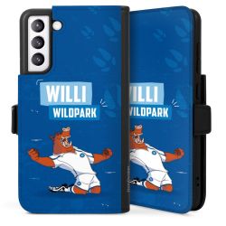 Sideflip mit langer Lasche schwarz