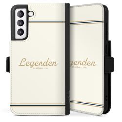 Sideflip mit langer Lasche schwarz