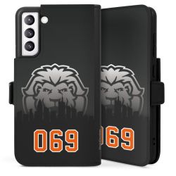 Sideflip mit langer Lasche schwarz