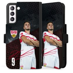 Sideflip mit langer Lasche schwarz