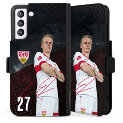 Sideflip mit langer Lasche schwarz