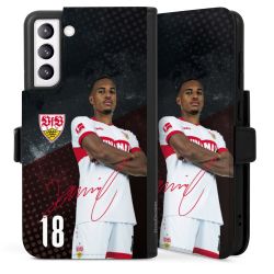 Sideflip mit langer Lasche schwarz