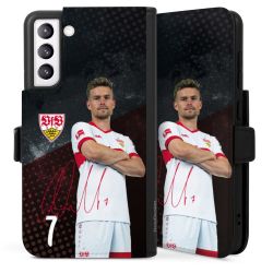 Sideflip mit langer Lasche schwarz