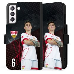 Sideflip mit langer Lasche schwarz