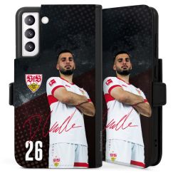 Sideflip mit langer Lasche schwarz