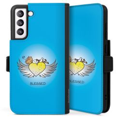 Sideflip mit langer Lasche schwarz