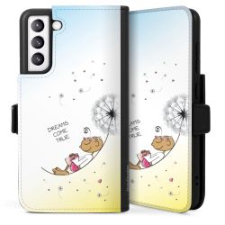 Sideflip mit langer Lasche schwarz