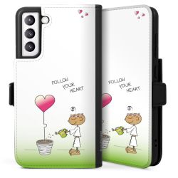 Sideflip mit langer Lasche schwarz