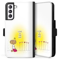 Sideflip mit langer Lasche schwarz