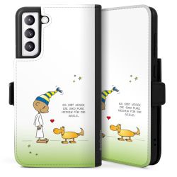 Sideflip mit langer Lasche schwarz