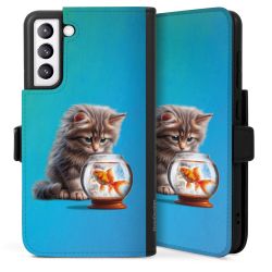 Sideflip Fodral med flap svart