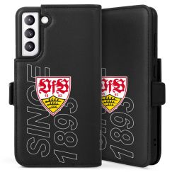 Sideflip mit langer Lasche schwarz