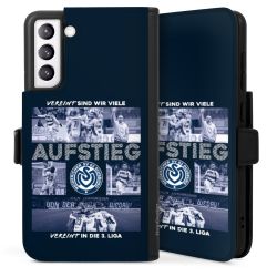 Sideflip mit langer Lasche schwarz