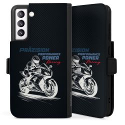 Sideflip mit langer Lasche schwarz