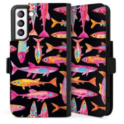 Sideflip Fodral med flap svart