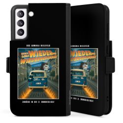 Sideflip mit langer Lasche schwarz