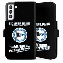 Sideflip mit langer Lasche schwarz